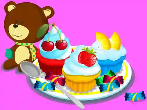 遊戲Cooking Colorful Cupcakes在線