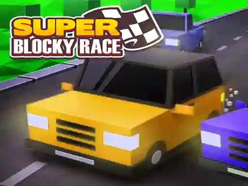 遊戲Super Blocky Race在線