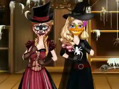 遊戲Sisters Halloween Preparations在線