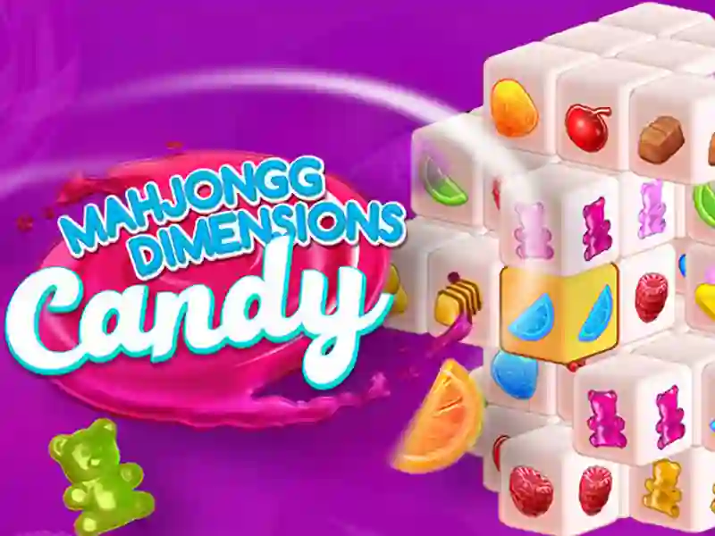 遊戲Candy 3D Mahjong在線