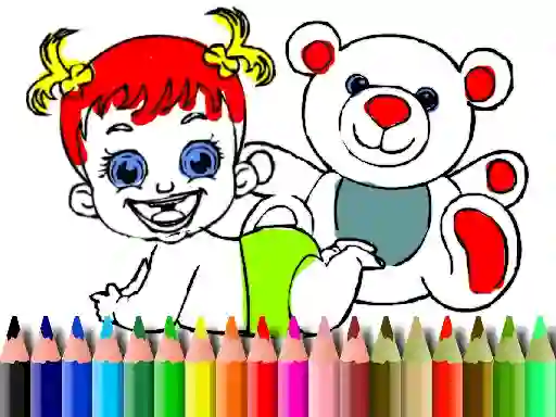 遊戲Back To School: Baby Doll Coloring在線