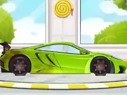 遊戲Sports Car Wash 2D在線