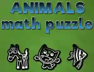 遊戲Animals Math Puzzles在線