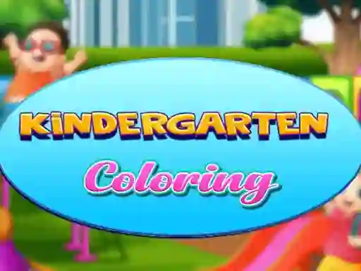 遊戲Kindergarten Coloring在線
