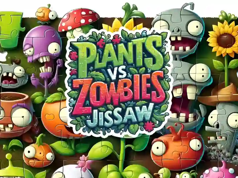 遊戲Plants vs Zombies Jigsaw在線