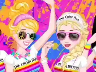 遊戲Princess Color Run在線