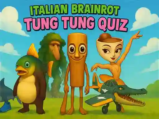 遊戲Italian Brainrot tung Tung Quiz在線