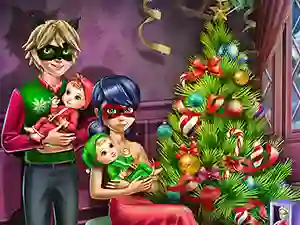 遊戲Dotted Girl Family Christmas在線