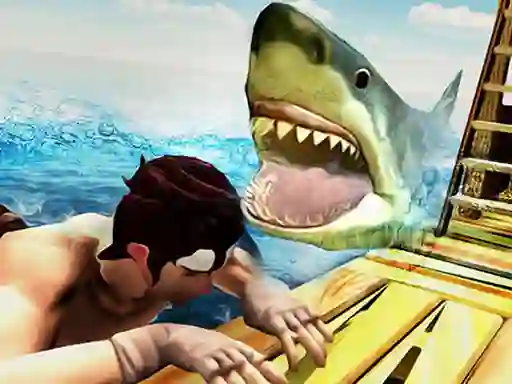 遊戲Raft Angry Shark Hunting在線