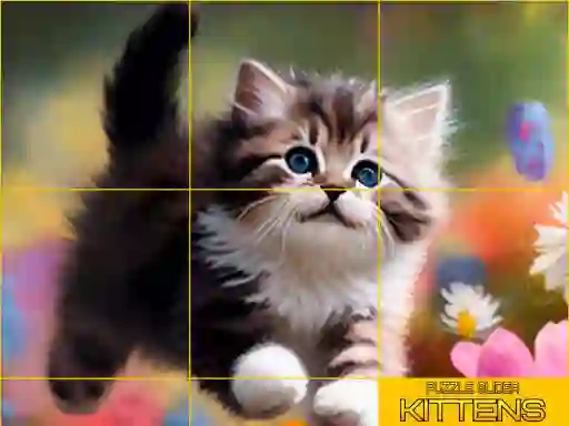 遊戲Puzzle Sliding Kittens在線