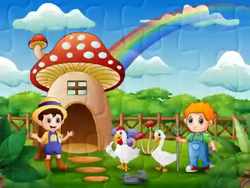 遊戲Farm Animal Jigsaw在線