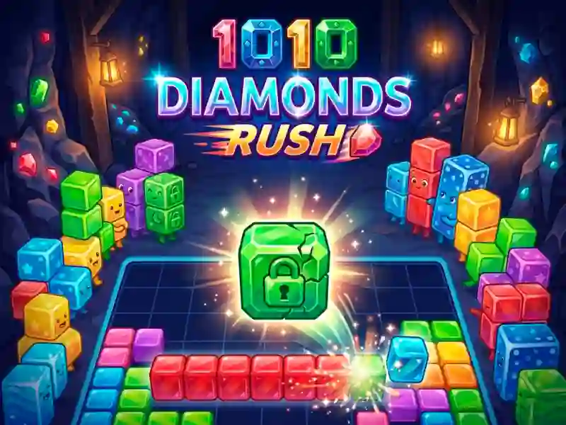 遊戲1010 Diamonds Rush在線