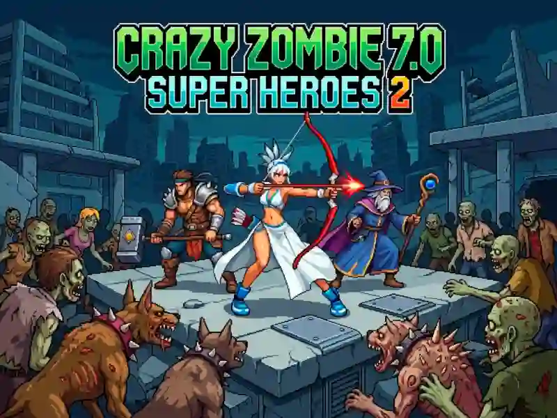 遊戲Crazy Zombie 7.0 Super Heroes 2在線