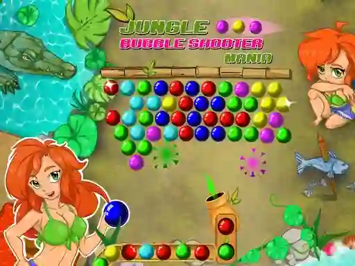 遊戲Jungle Bubble Shooter Mania在線