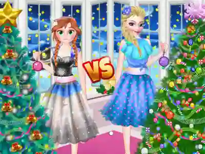 遊戲Ellie VS Annie Christmas Tree在線