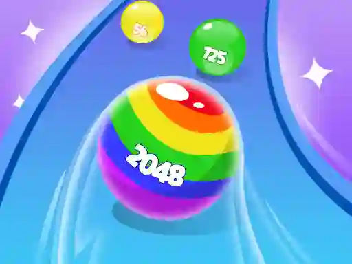 遊戲2048 Run Gorgeous Balls在線