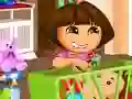 遊戲Dora Baby Caring Slacking在線