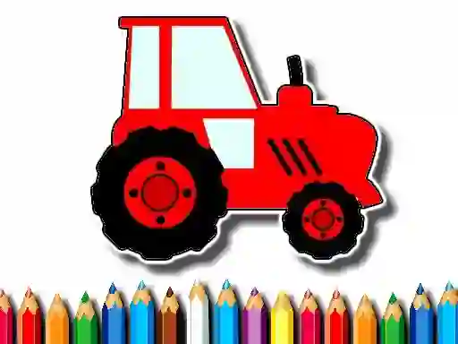 遊戲Easy Kids Coloring Tractor在線