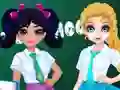 遊戲Jacqueline and Eliza School Bag Design Contest在線