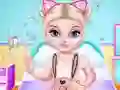 遊戲Naughty Baby Elsa's Weekend在線