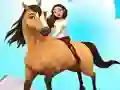 遊戲Horse Run 3D在線