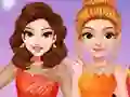 遊戲Princesses Ice Skating Dress Up在線