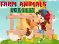遊戲Farm Animals Puzzles Challenge在線
