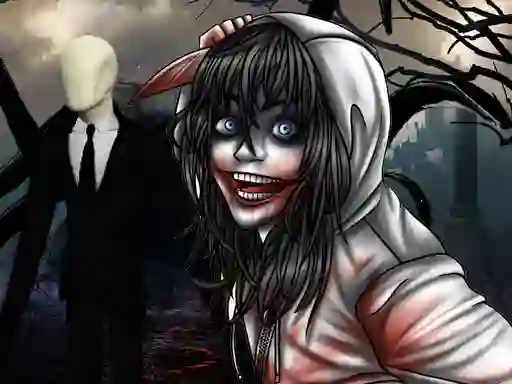 遊戲Jeff The Killer The Hunt For The Slenderman在線