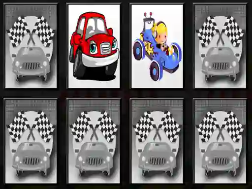 遊戲Racing Cars Memory在線