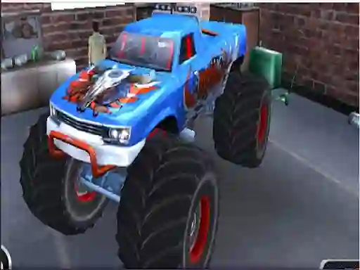 遊戲Monster Truck Stunt Adventure在線