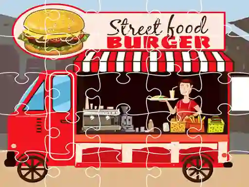 遊戲Burger Trucks Jigsaw在線