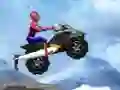 遊戲Spiderman Snow Scooter在線