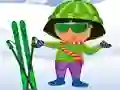 遊戲Dora Ski Dress up在線