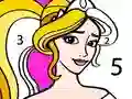 遊戲Princess Coloring By Number在線