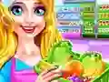 遊戲Supermarket Girl Cleanup在線