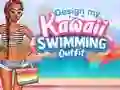遊戲Design My Kawaii Swimming Outfit在線