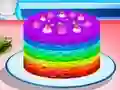 遊戲Cooking Rainbow Cake在線