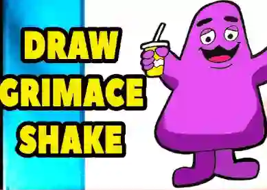 遊戲Grimace Shake: Draw and Erase在線