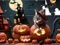 遊戲Jigsaw Puzzle: Halloween Cat在線