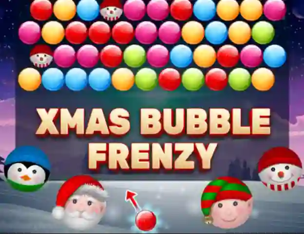 遊戲Xmas Bubble Frenzy在線