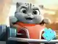 遊戲Jigsaw Puzzle: Cat Racing Driver在線
