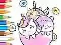 遊戲Coloring Book: A Cup Of Unicorn在線