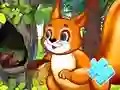 遊戲Jigsaw Puzzle: Squirrel Hide Food在線