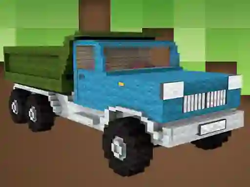遊戲Blockcraft Truck Jigsaw在線