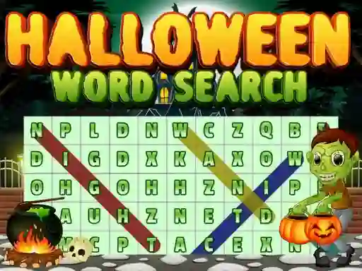 遊戲Halloween Words Search在線