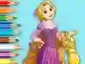遊戲Coloring Book: Princess Rapunzel在線