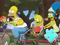 遊戲Jigsaw Puzzle: Simpson Family Riding在線
