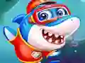 遊戲Little Panda Shark Family在線