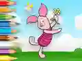 遊戲Coloring Book: Piglet Holds Toy Windmill在線