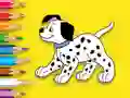 遊戲Coloring Book: Cute Spotted Dog在線